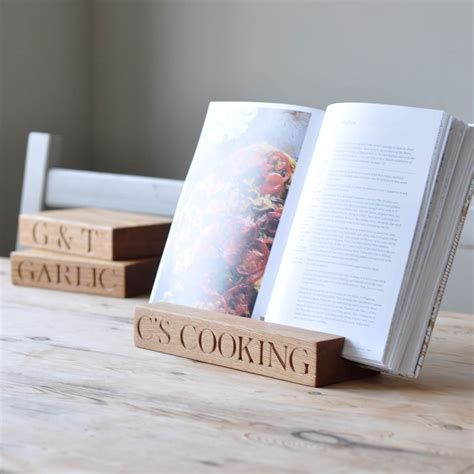 personalised cookbook stand|More.